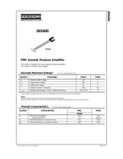 2N5400 数据手册