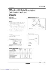 DTD143TK datasheet.datasheet_page 1