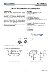 TS1117BCW-2.5 数据规格书 1