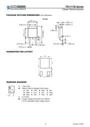 TS1117BCW-2.5 数据规格书 5