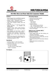 MRF89XAM9A-I/RM 数据规格书 1