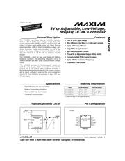 MAX608ESA+T 数据规格书 1
