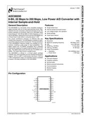 ADC08200 数据规格书 1