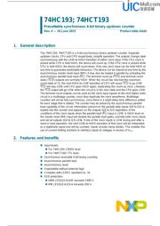 74HCT193D datasheet.datasheet_page 1