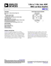 HMC753LP4E 数据规格书 1