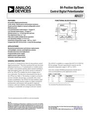 AD5227 datasheet.datasheet_page 1