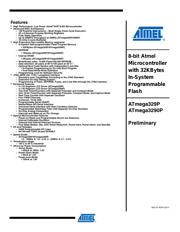 ATMEGA329P-20AU Datenblatt PDF