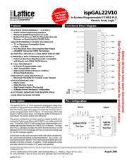 ISPGAL22V10C-15LK 数据规格书 1