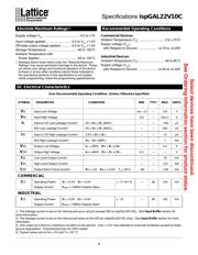 ISPGAL22V10C-15LK 数据规格书 6