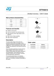 STTH3012W datasheet.datasheet_page 1