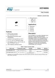 HCF4069UBE Datenblatt PDF