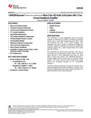 LM49100GR/NOPB datasheet.datasheet_page 1