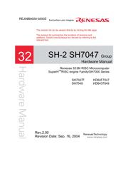 HD64F7047FJ40 datasheet.datasheet_page 1