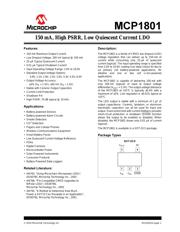 MCP1801T-3302I/OT 数据规格书 1