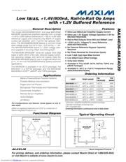 MAX4038 datasheet.datasheet_page 1