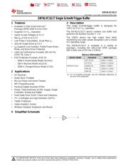 SN74LVC1G17DBVT Datenblatt PDF