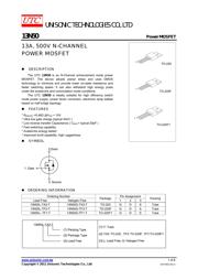 13N50 datasheet.datasheet_page 1