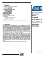 AT93C66A-10TU-1.8 datasheet.datasheet_page 1