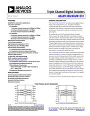 ADUM1301BRW-RL 数据规格书 1