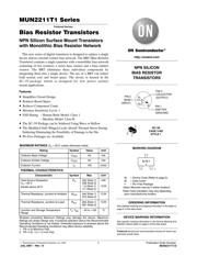 MUN2211T1 数据规格书 1