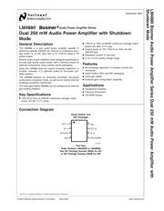 LM4880MX/NOPB datasheet.datasheet_page 2