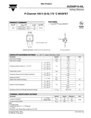 SUD50P10-43L-E3 datasheet.datasheet_page 1