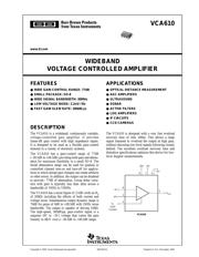 VCA610UA/2K5 datasheet.datasheet_page 1
