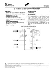 TPA3122D2EVM Datenblatt PDF