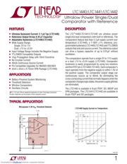 LTC1440CS8#PBF Datenblatt PDF