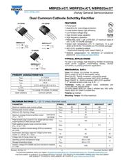 MBR2545CT-E3/45 Datenblatt PDF