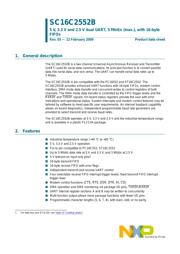 SC16C2552BIA44,512 datasheet.datasheet_page 1