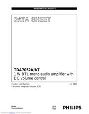 TDA7052AT 数据规格书 1