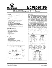MCP609-I/SL 数据规格书 1
