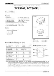 TC7S00FU(TE85L,F) datasheet.datasheet_page 1