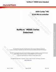 M058SZAN datasheet.datasheet_page 1