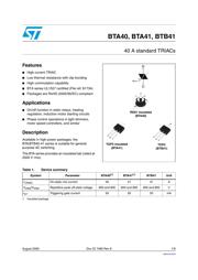 BTA41-600B 数据规格书 1