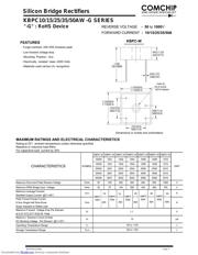 KBPC5010W-G Datenblatt PDF