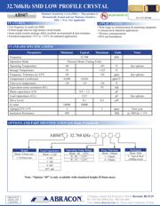 ABS07-32.768KHZ-7-T 数据规格书 1