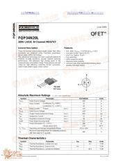 FQP34N20L Datenblatt PDF