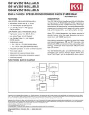 IS61WV25616BLL-10T datasheet.datasheet_page 1