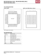 IS61WV25616BLL-10KLI-TR datasheet.datasheet_page 3