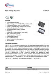 TLE4471GXT 数据规格书 1