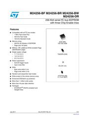 M24256-BFDW6TP/K datasheet.datasheet_page 1