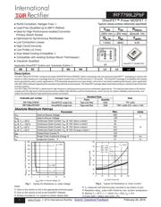 IRF7799L2TR1PBF 数据规格书 1