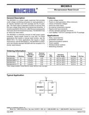MIC809-5SYC3 TR 数据规格书 1