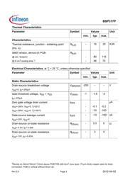 BSP317P H6327 datasheet.datasheet_page 2