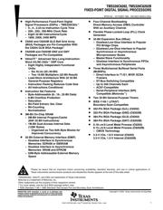 TMS320C54V90GGU datasheet.datasheet_page 1