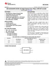 ADC121S101CISDX/NOPB datasheet.datasheet_page 1