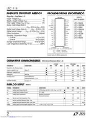 LTC1419 数据规格书 2