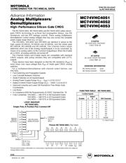 MC74VHC4052DT 数据规格书 1